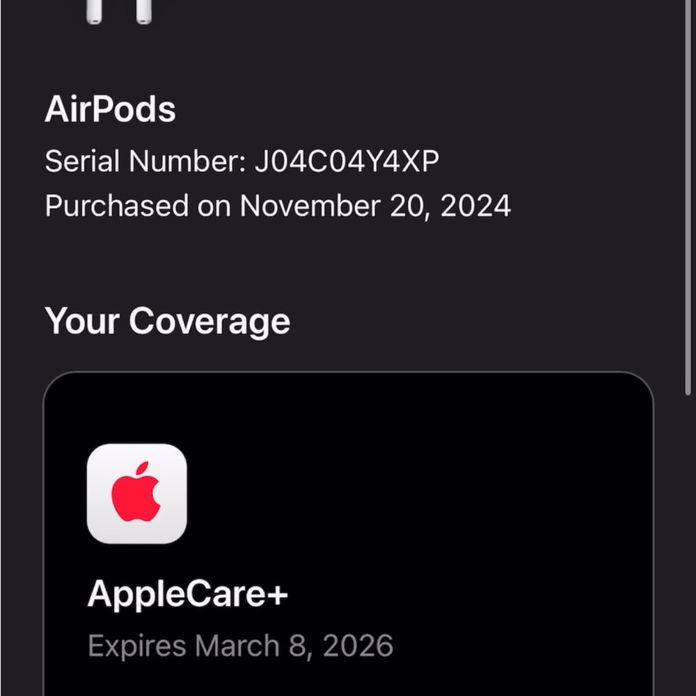 Apple AirPods with AppleCare+ Protection